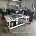 Equipamento de fabricação de fabricação de vidro simples de operação com baixo preço, máquina de perfuração de orifícios de vidro horizontal